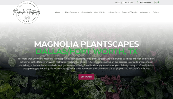 Magnolia Plantscapes Dallas-Fort Worth Tx-min
