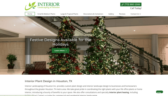 “Interior Landscaping of Houston, TX” 