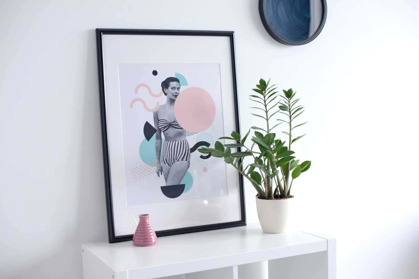 Indoor plant and frame 